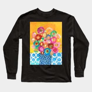 Summer Florals in vase Long Sleeve T-Shirt